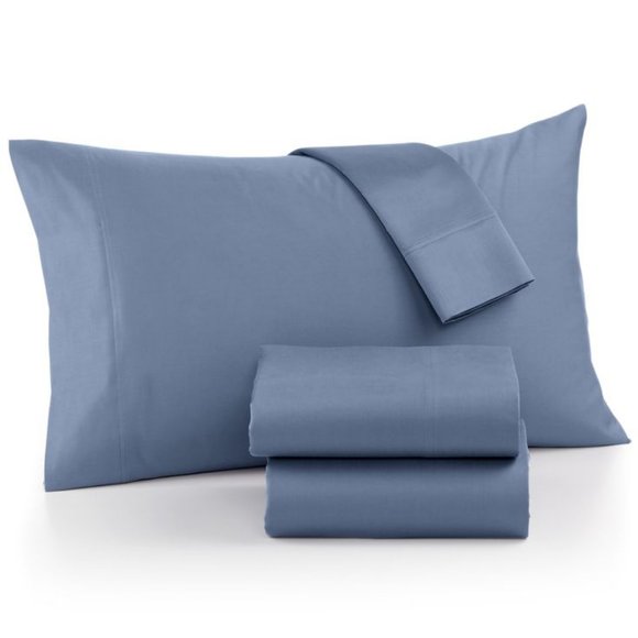 *SALE* Ultra Cool 700 Thread Count 4 Pc. Sheet Set, California King - Blue 7557 - Picture 1 of 1